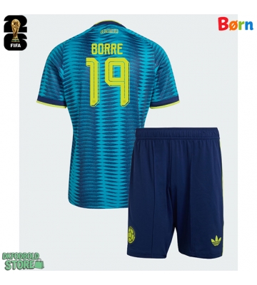 Colombia Rafael Santos Borre #19 Replika Babytøj Udebanesæt Børn VM 2026 Kortærmet (+ Korte bukser)